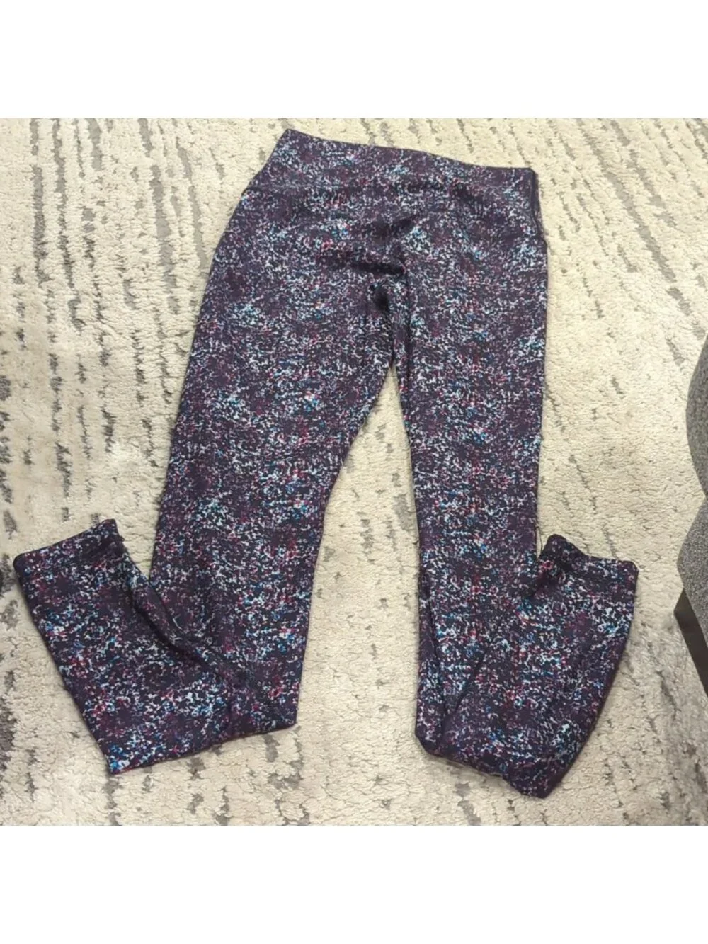 Lululemon Wunder Under Pant *Full-On Luxtreme (Roll Down)Rocky Road Gusto Blue